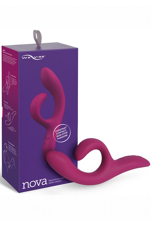 Купить Многофункциональный вибромассажер-кролик We-Vibe Nova 2 с беспрерывной стимуляцией в Секс шоп Тольятти di'AMORE si'