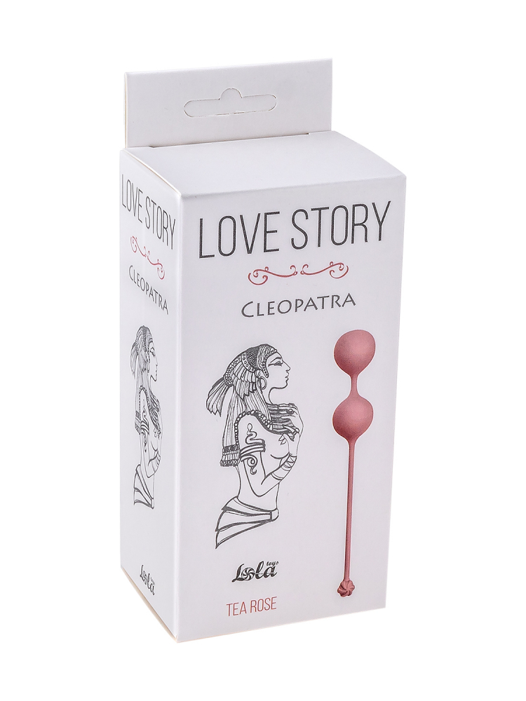 Купить Розовые вагинальные шарики 2.50 см Cleopatra Tea Rose в Секс шоп Тольятти Di'Amore si'