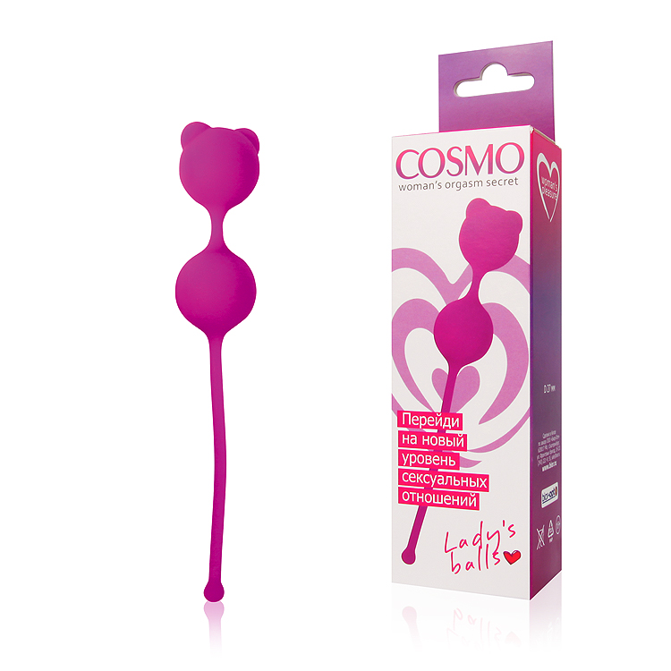 Купить Вагинальные шарики Cosmo 2.70 см в Секс шоп Тольятти Di'Amore si'