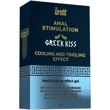 Анальный стимулирующий вибро гель Greek Kiss 15 мл 