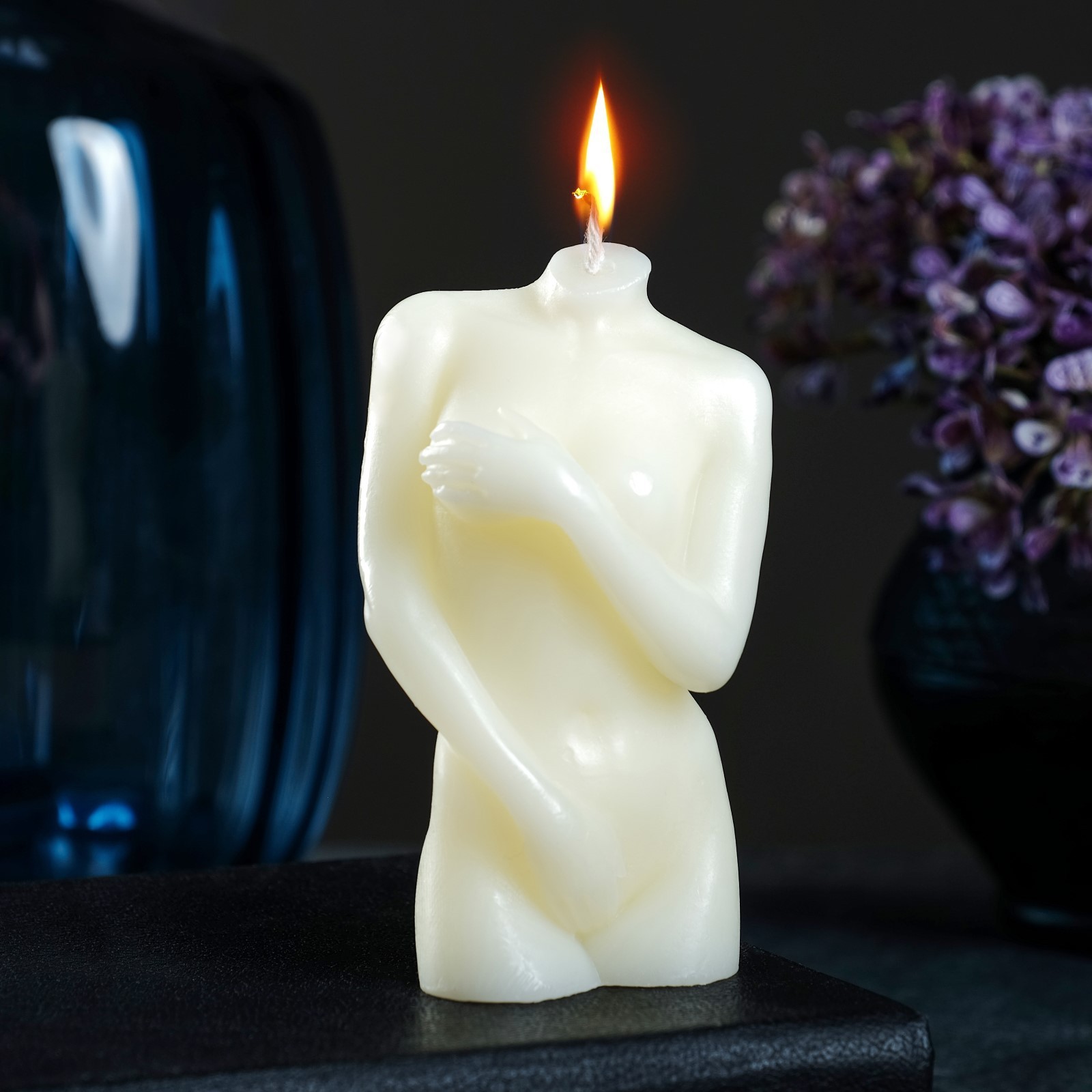 Купить Фигурная свеча "Женское тело №2" 10 см в Секс шоп Тольятти Di'Amore si'