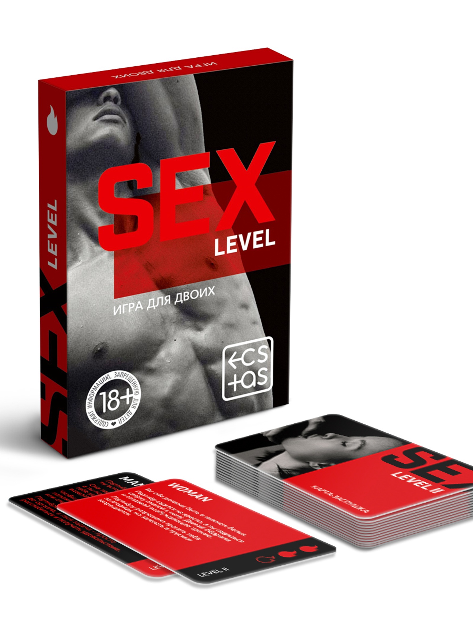 Настольная игра для двоих SEX LEVEL, 35 карт, 18+