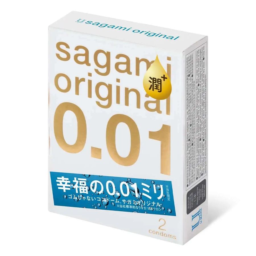 Презервативы Sagami Original 001 Extra Lub полиуретановые 2 шт 