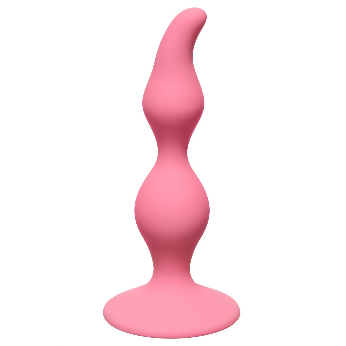 Анальная пробка Curved Anal Plug Pink 12.50 см