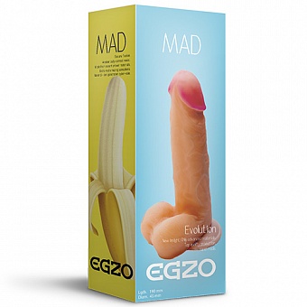 Купить Ультра реалистичный фаллоимитатор Mad Banana - 19 см в Секс шоп Тольятти Di'Amore si'