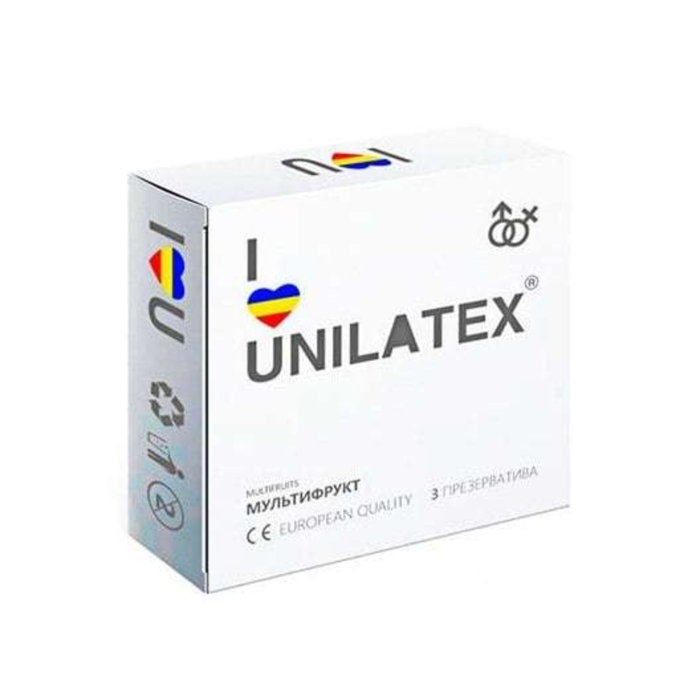 Презервативы Unilatex Multifruits 3шт 