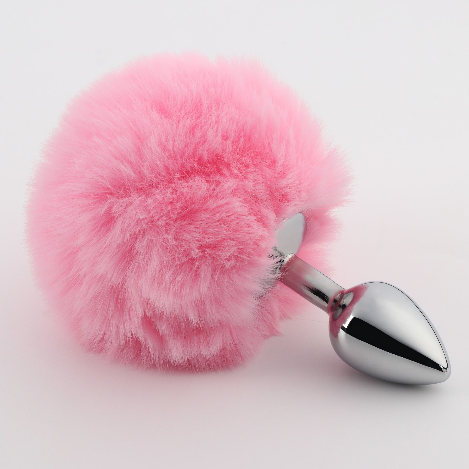 Анальная пробка с пушком 2.8 см