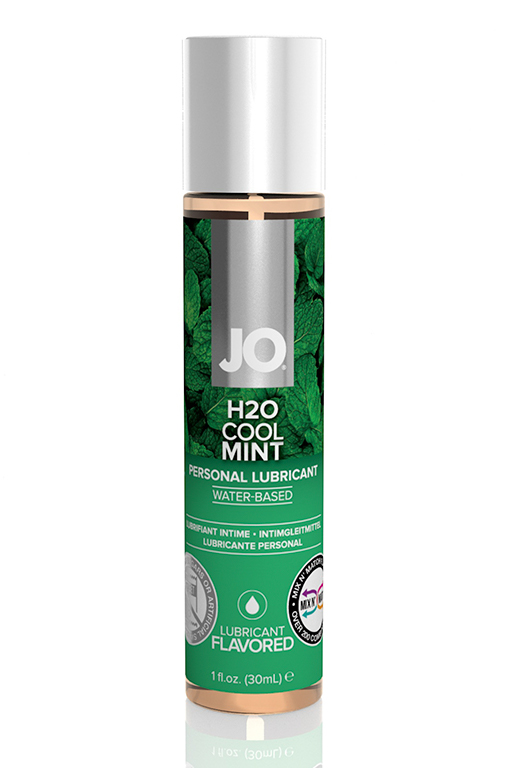 Купить Вкусовой лубрикант "Мята"  JO Flavored Cool Mint H2O 30 мл в Секс шоп Тольятти Di'Amore si'
