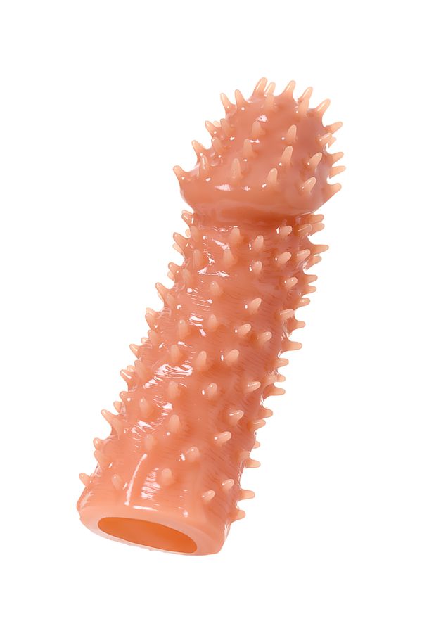 Насадка на пенис с дополнительной стимуляцией KOKOS M 14.70 см
