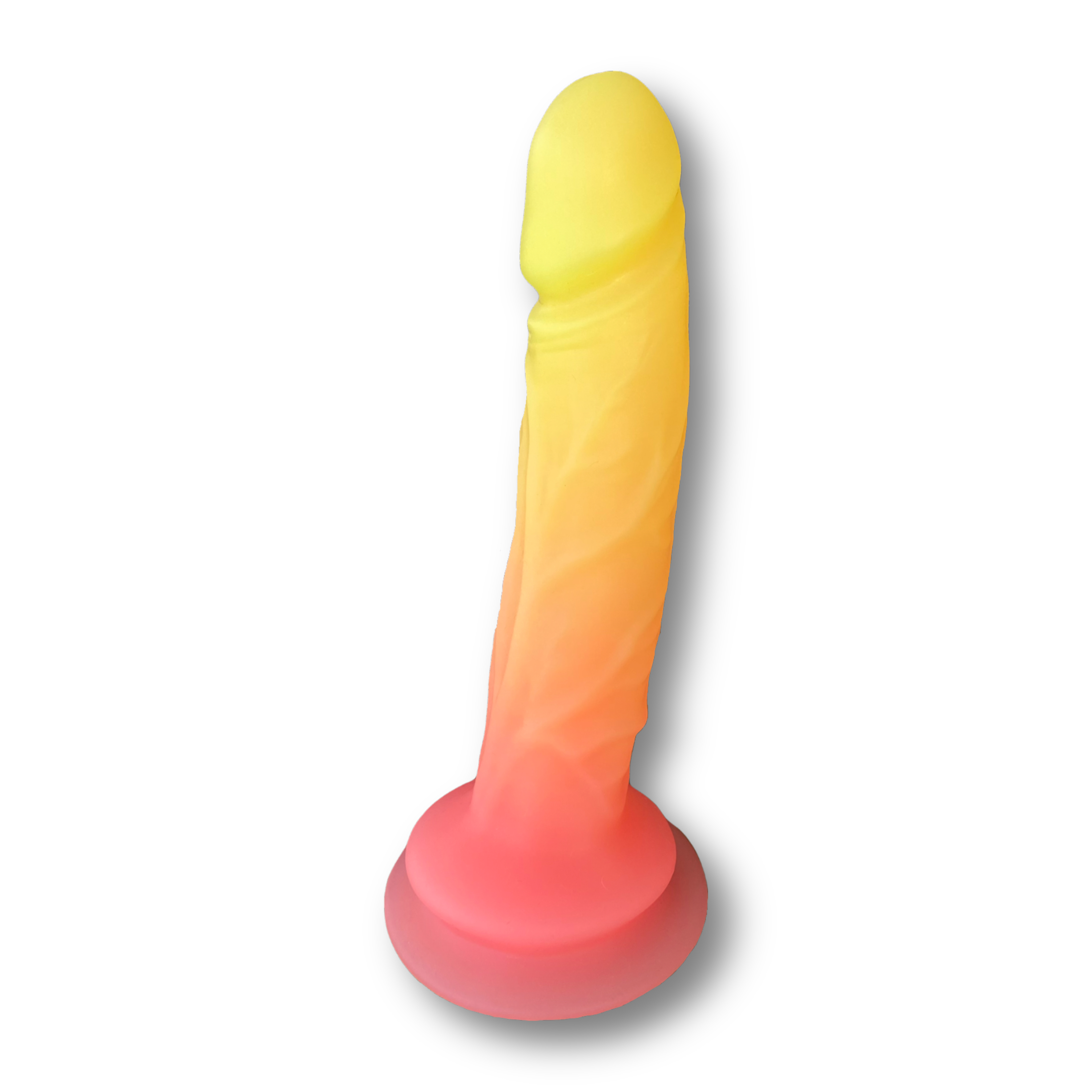 Фаллоимитатор с гибким стержнем Mr.Pornstar 19 см желтый