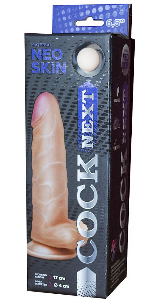Фаллоимитатор COCK NEXT 6" 17 см с основанием-присоской