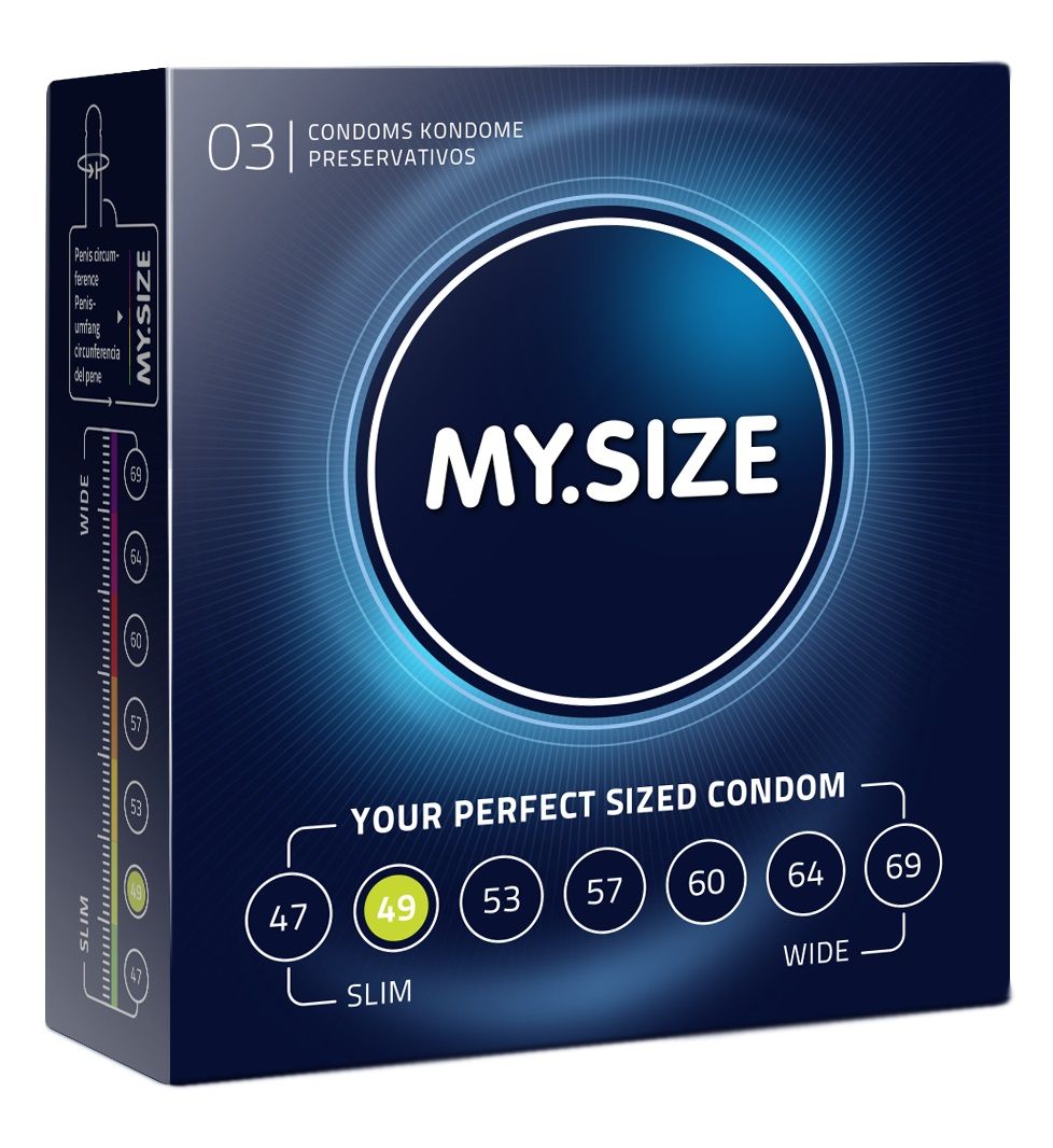Презервативы MY.SIZE размер 49 - 3 шт 