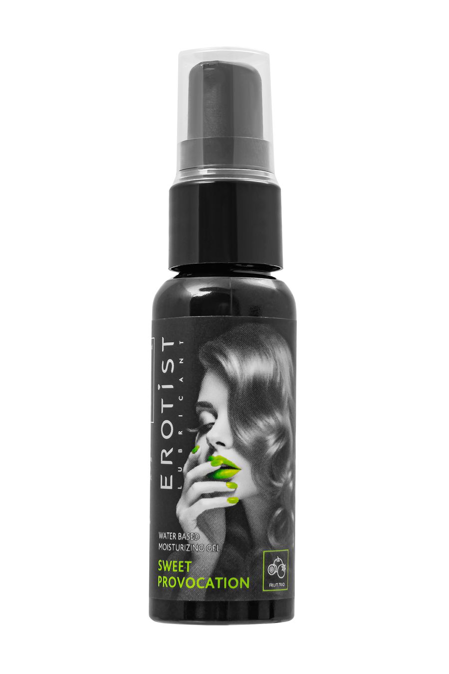Съедобный гель Erotist SWEET PROVOCATION: FRUIT TRIO со вкусом киви, граната и яблока, 30 мл 