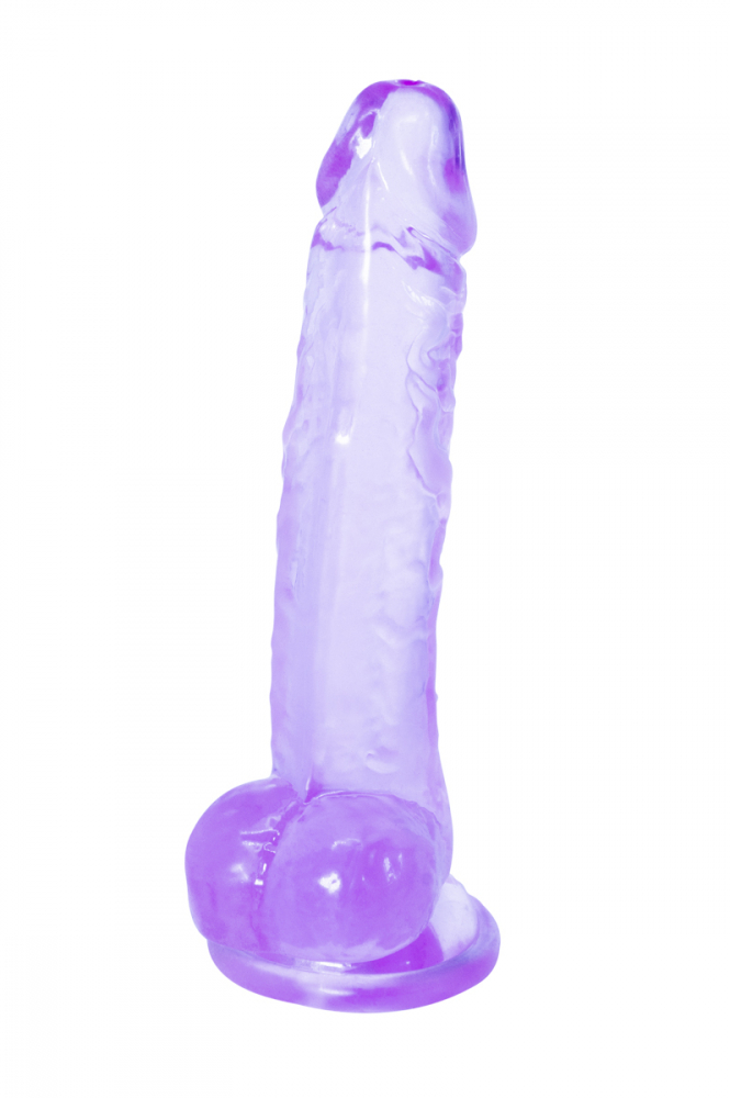 Купить Прозрачный фаллоимитатор Rocket 19 см фиолетовый в Секс шоп Тольятти Di'Amore si'