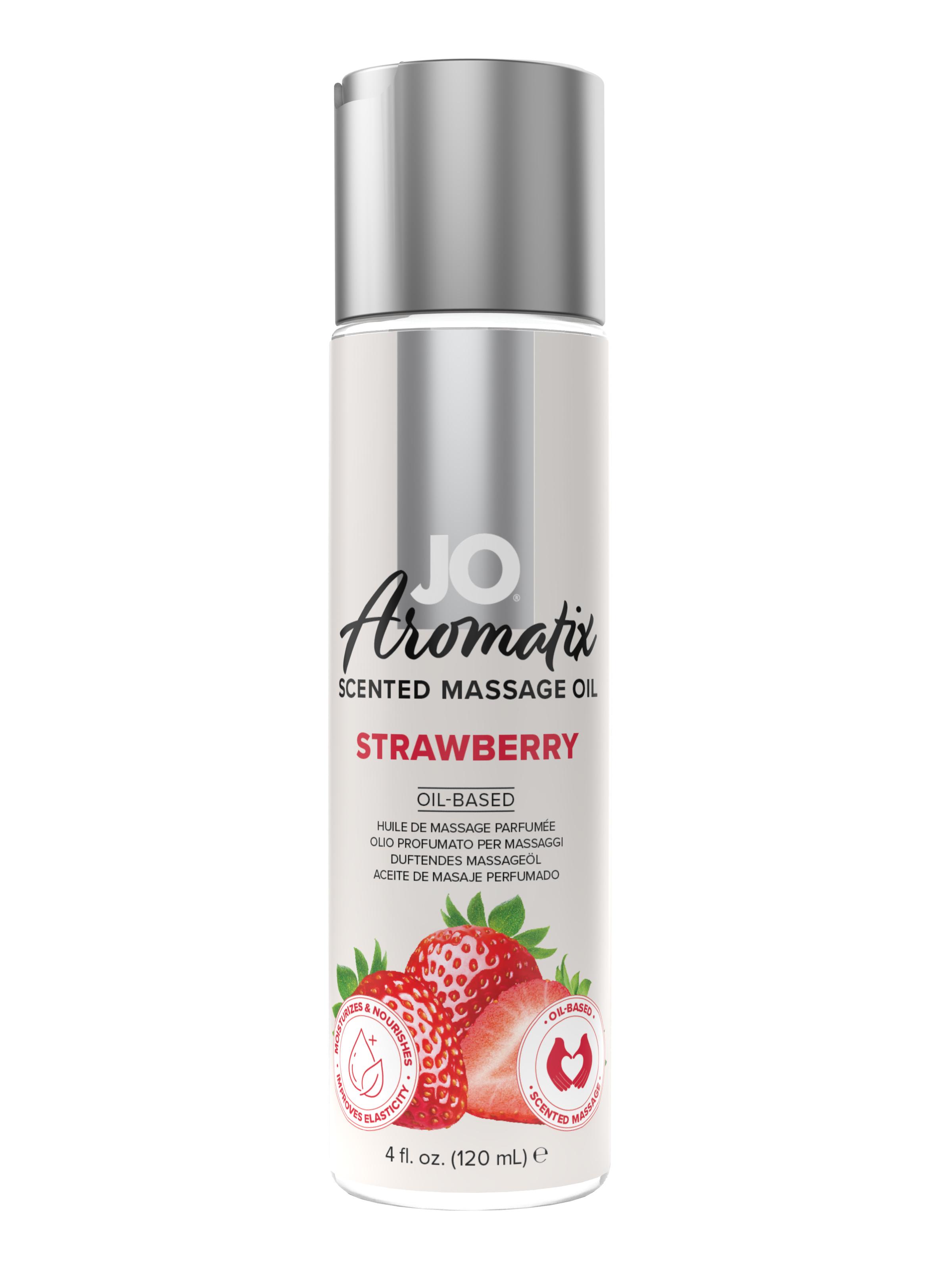 Массажное масло JO - Aromatix - Massage Oil - Strawberry 120 mL 