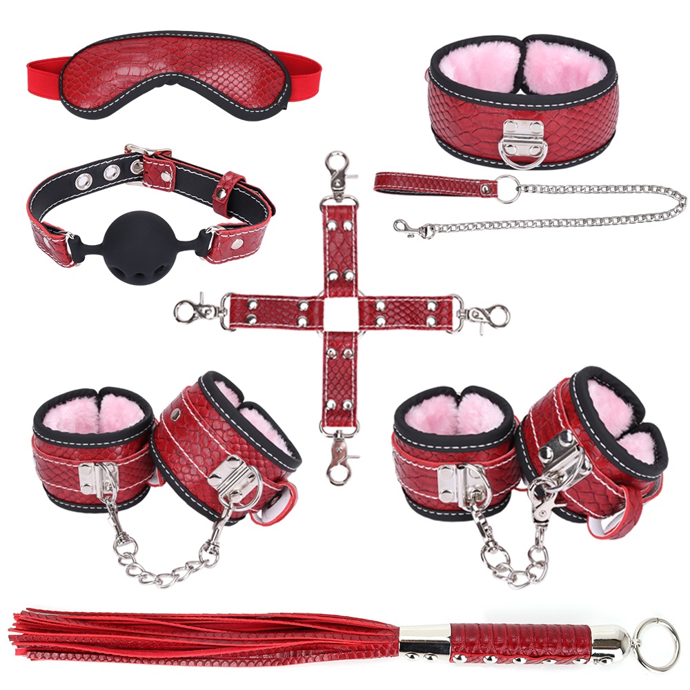 Купить Изысканный красный набор БДСМ 7 аксессуаров в Секс шоп Тольятти Di'Amore si'