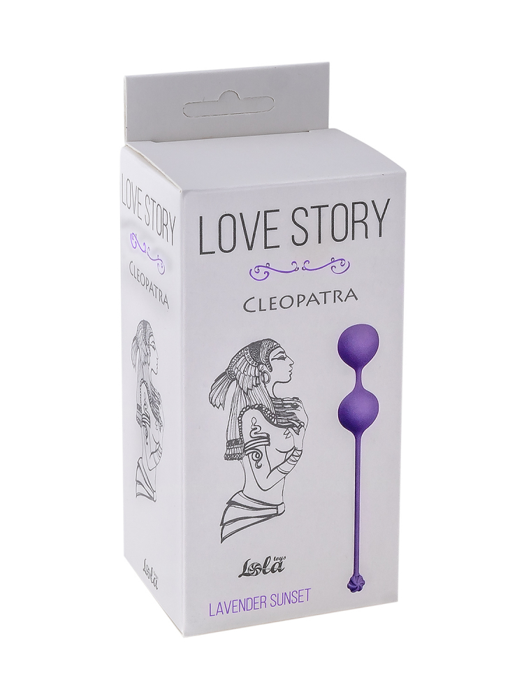 Купить Сиреневые вагинальные шарики 2.50 см Cleopatra Lavender Sunset в Секс шоп Тольятти di'AMORE si'