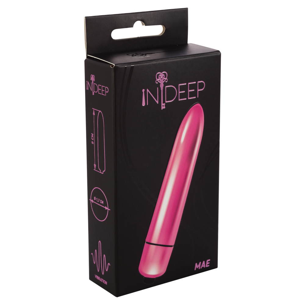 Купить Вибропуля Indeep Mae Pink 9 см в Секс шоп Тольятти Di'Amore si'
