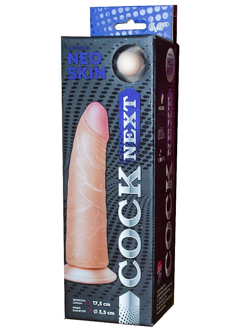Купить Фаллоимитатор COCK NEXT "6" с присоской 17 см в Секс шоп Тольятти Di'Amore si'