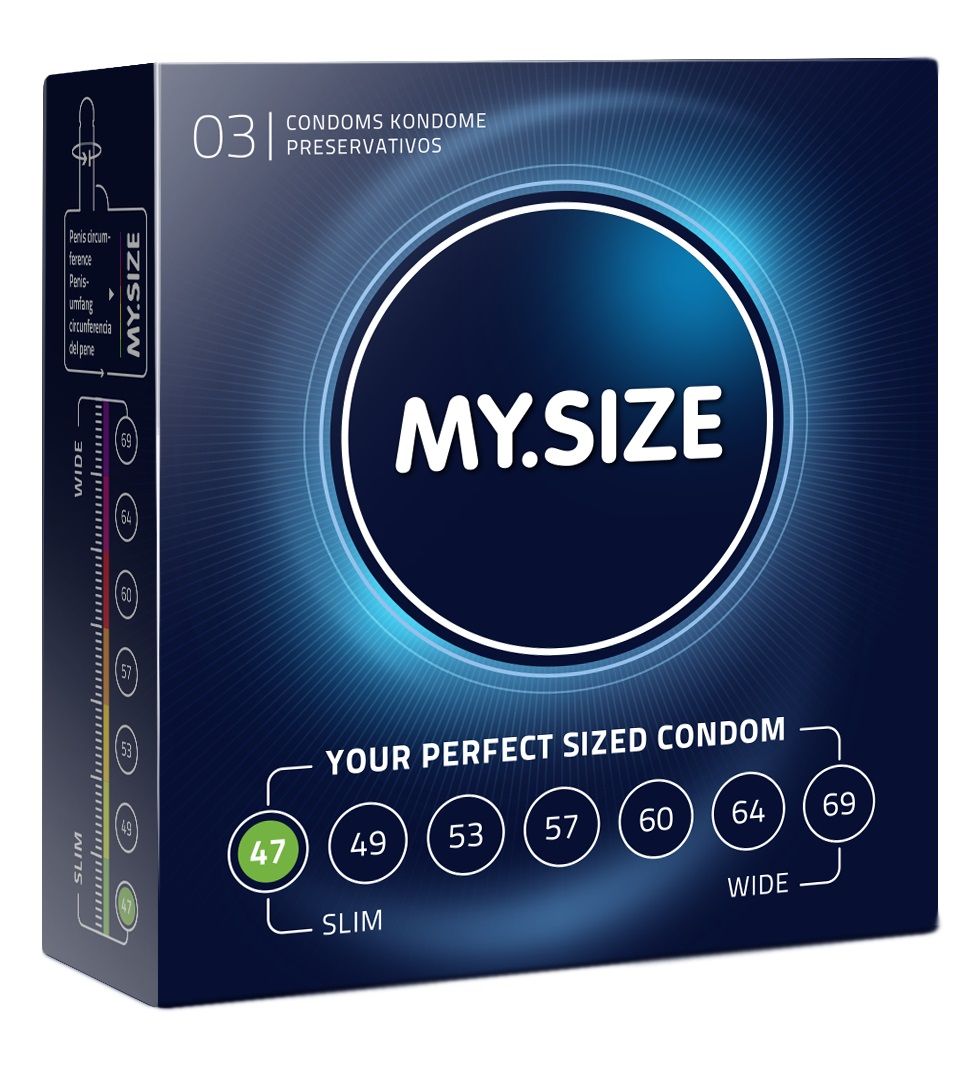 Презервативы MY.SIZE размер 47 - 3 шт 