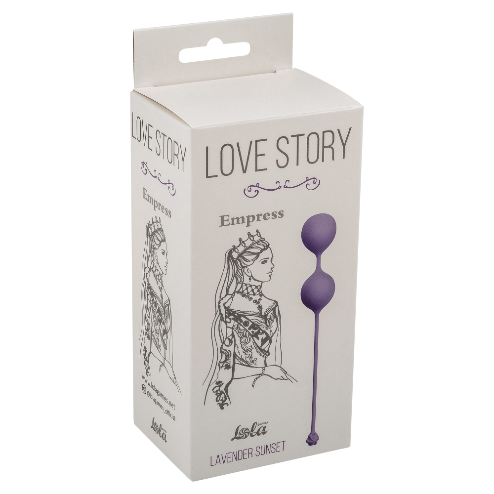 Купить Вагинальные шарики 2.80 см Love Story Empress Lavender Sunset в Секс шоп Тольятти Di'Amore si'