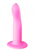 Нереалистичный дилдо 16.60 см Flow Stray Pink