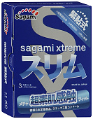 Презервативы Sagami Xtreme Feel Fit латексные, супероблегающие 3 шт 