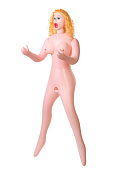 Секс-кукла с реалистичной головой, тремя отверстиями + виброяйцо
