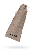 Мешочек XOXO, текстиль, коричневый, 34*14,5 см