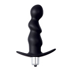 Анальная пробка с вибрацией Spiral Anal Plug Black 9.5 см