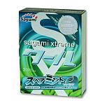 Презервативы Sagami Xtreme Mint латексные, с ароматом мяты 3 шт 