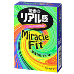 Презервативы Sagami Miracle Fit латексные, анатомическая форма 5 шт 