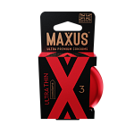 Презервативы "MAXUS" SENSITIVE №3 ультратонкие в металлическом кейсе 