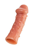 Насадка на пенис с  дополнительной стимуляцией KOKOS M 16.50 см