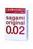 Ультратонкие презервативы Sagami Original  3 шт 