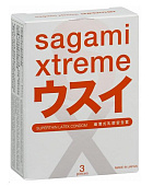 Презервативы Sagami Xtreme 0.04мм латексные, ультратонкие 3 шт 