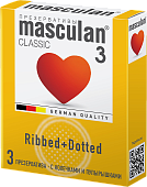 Презервативы "Masculan Ribbed+Dotted" №3 