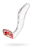 Нереалистичный фаллоимитатор Sexus Glass 17.50 см